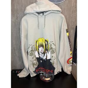 NWOT Sz. M - Mens DeathNote Hoodie by Broken Promises, beige